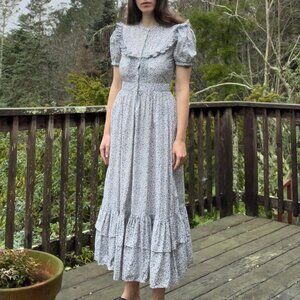 gingham dress long sleeve Love Found Purple Gingham Tiered Midi Dress – Shop the Mint
